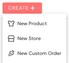 Place custom product orders from blinkstore dashboard