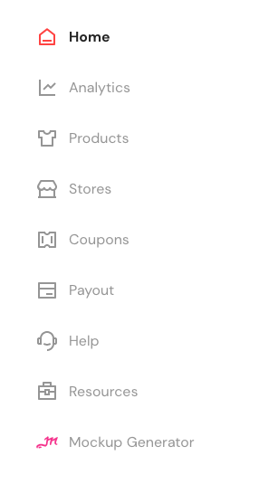 New Navigation and Icons on Blinkstore Dashboard