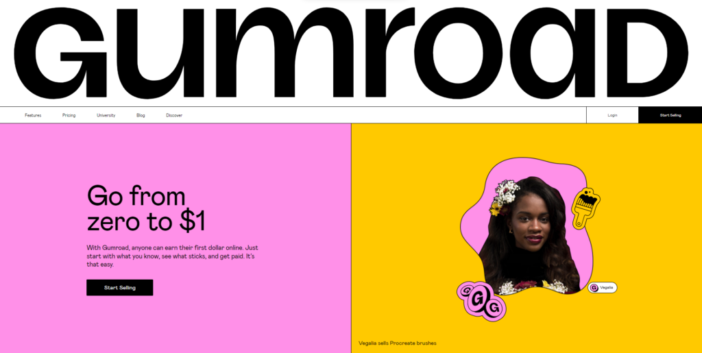 Gumroad homepage | Best Gumroad alternatives