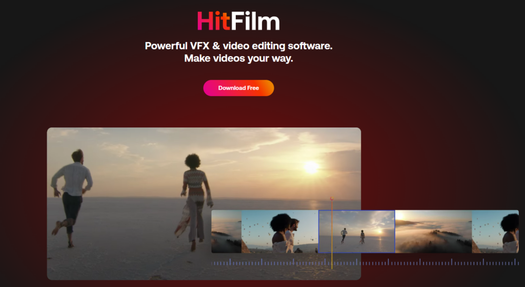 Hitfilm | Best free video editing apps and softwares