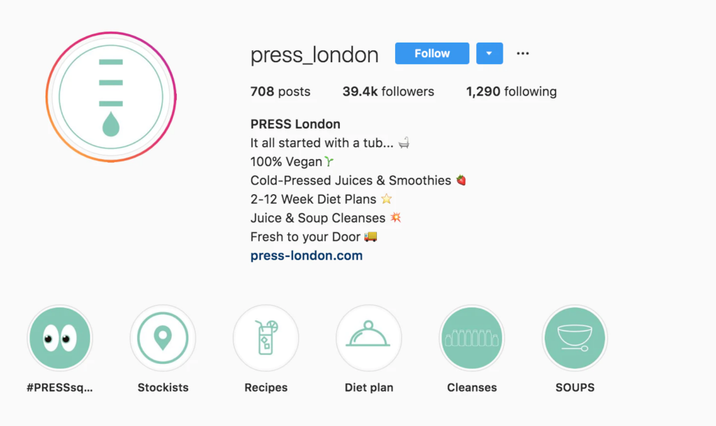 Instagram bio - Insta bio product promotion