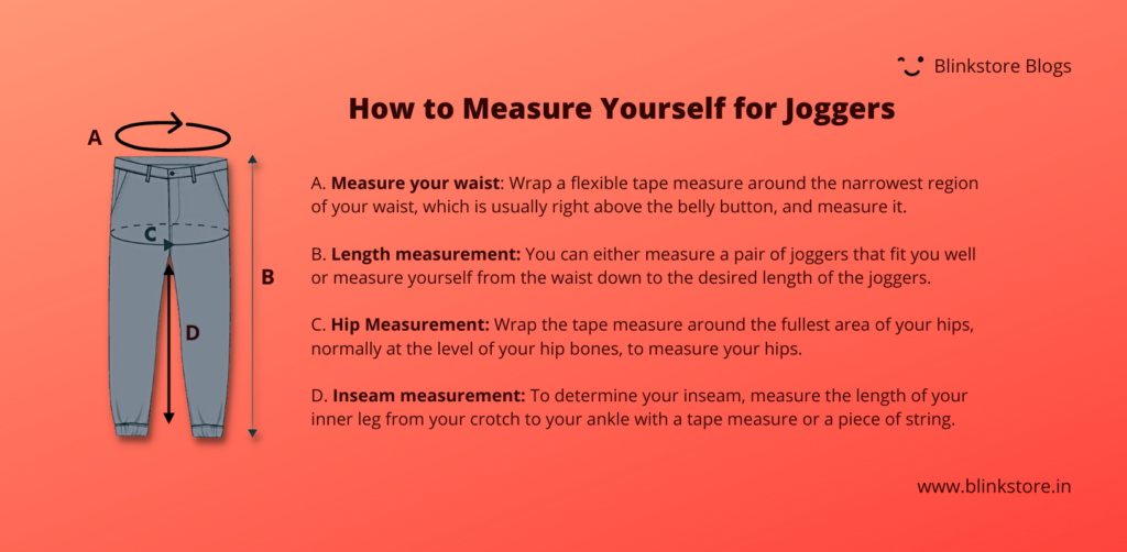 Measuring Guide | Joggers Size Chart