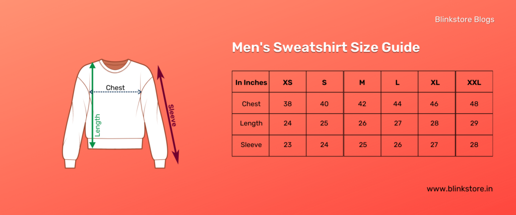 T Shirt Size Chart 