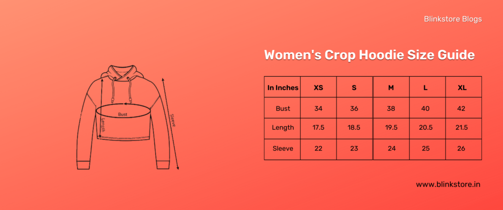 Women T-shirt Size Chart