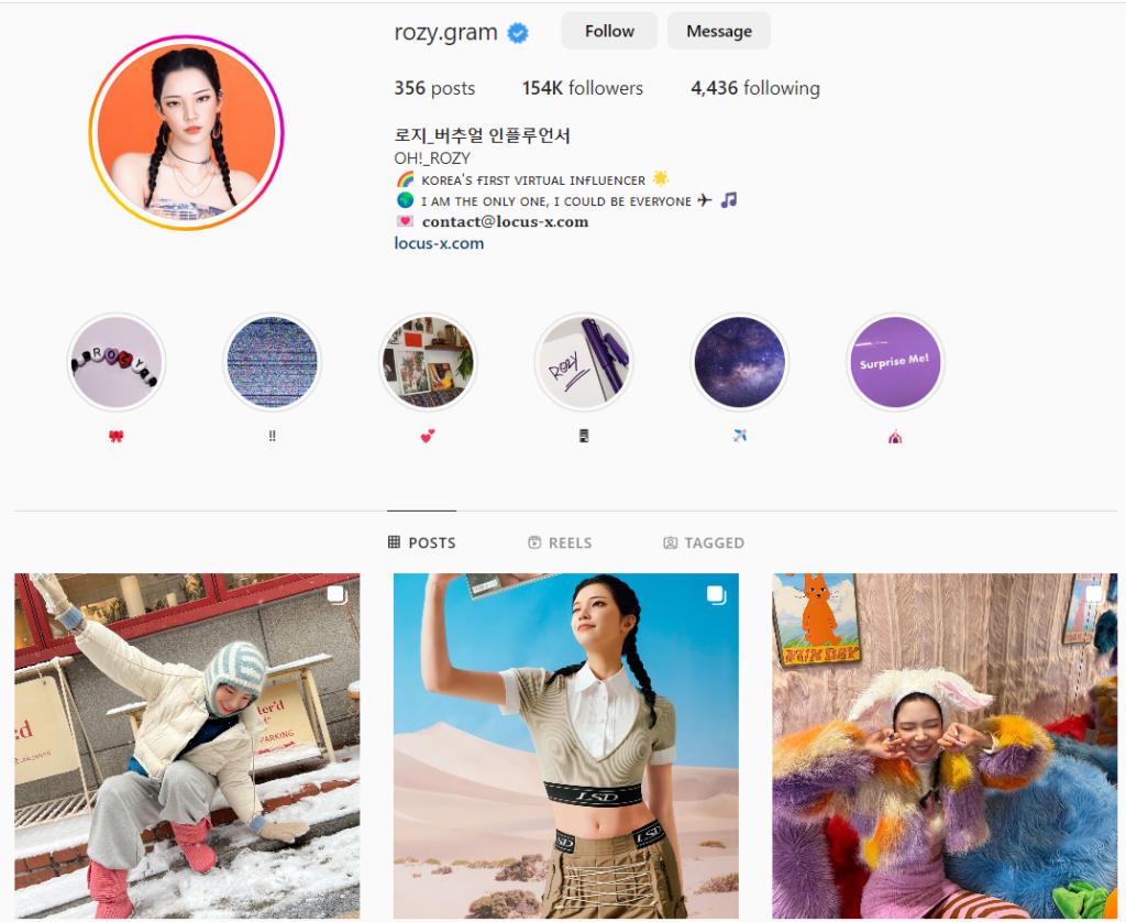 Rozy Oh Instagram Profile | Meta Influencers